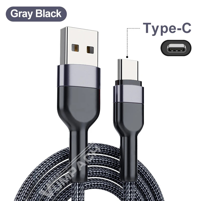 Fast USB-C Charging Cable – Type-C to Type-C Data Cord for Samsung, Xiaomi, Vivo, Huawei & iPhone 15/16