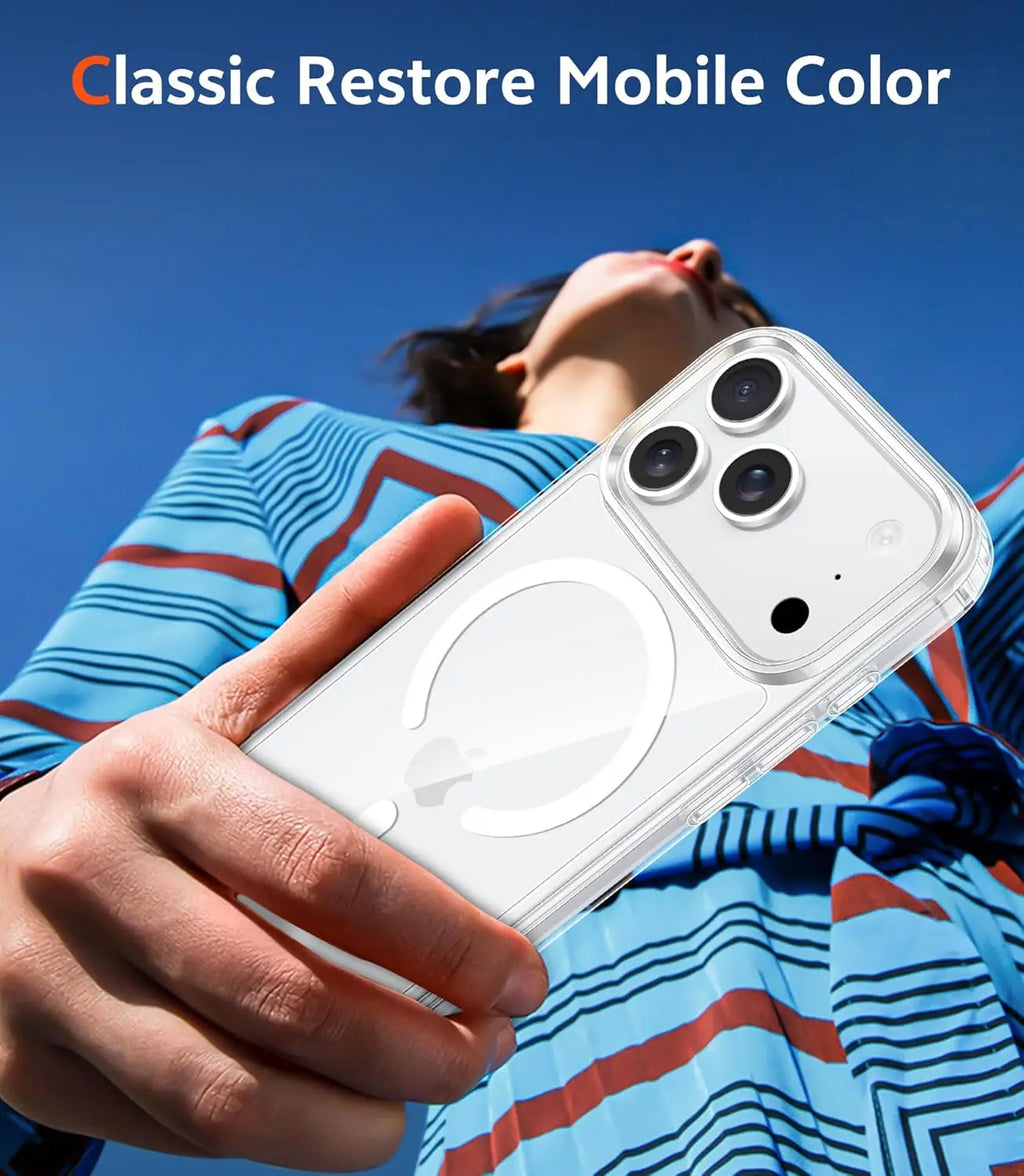 Clear For iPhone 17 Pro Max Magsafe Phone Case Screen Protector Military Grade Protection For iPhone 17 Air Cover