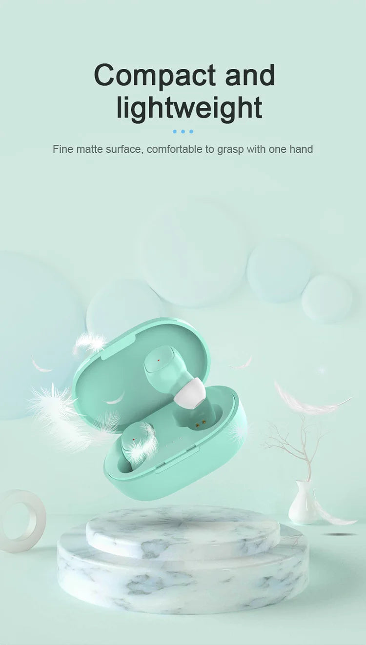 Original A6S TWS Wireless Earbuds – Bluetooth In-Ear Headphones with Mic, Stereo Sound & Sport Design for iPhone, Xiaomi, Huawei