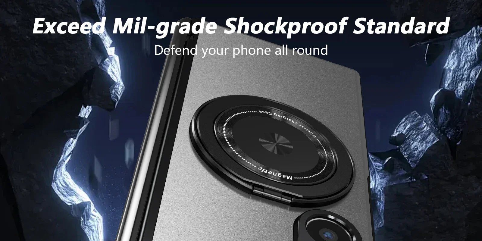 MagSafe Magnetic Hinge Case for Samsung Galaxy Z Fold 7/6/5/4 – Protective Folding Cover with Screen Glass