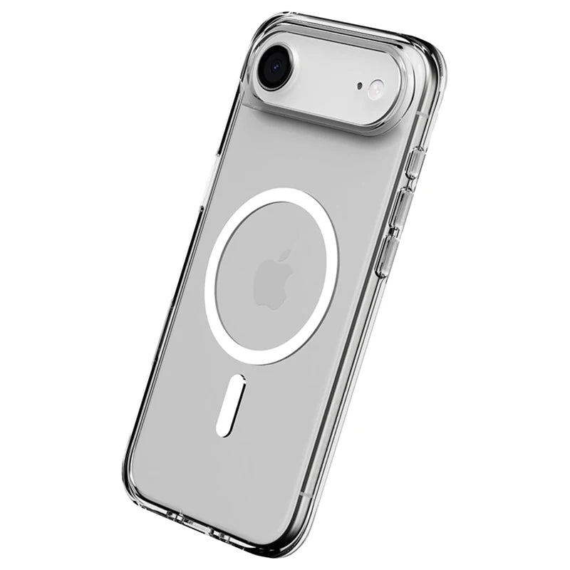 Luxury Magnetic Magsafe Case For iPhone 17Air 16E 15 14 13 12 11 Pro Max Plus Hybrid Hard Acrylic Cover Transparent Shell Coque