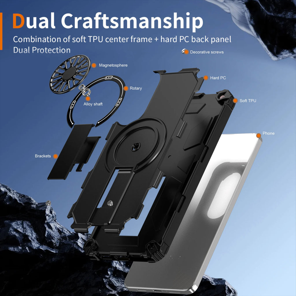 Armor Magnetic Case for Samsung Galaxy S25/S24 Ultra/Plus/FE & A56–A06 – Shockproof Wireless Charging Cover