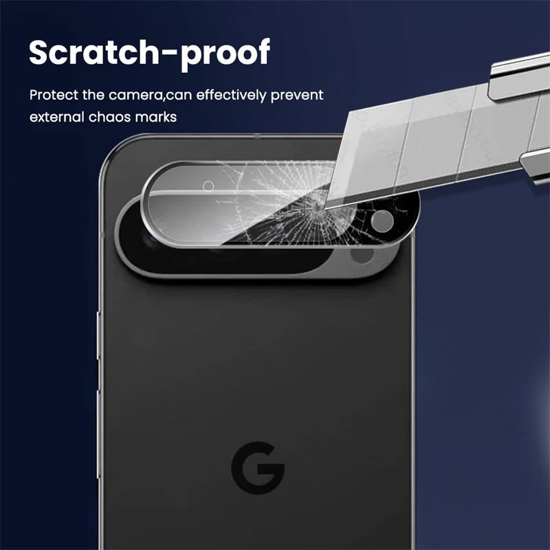 3-Pack 3D Curved Tempered Glass Camera Lens Protector for Google Pixel 9/9 Pro/9 Pro XL/9a & Pixel 10/10 Pro XL – Full Coverage