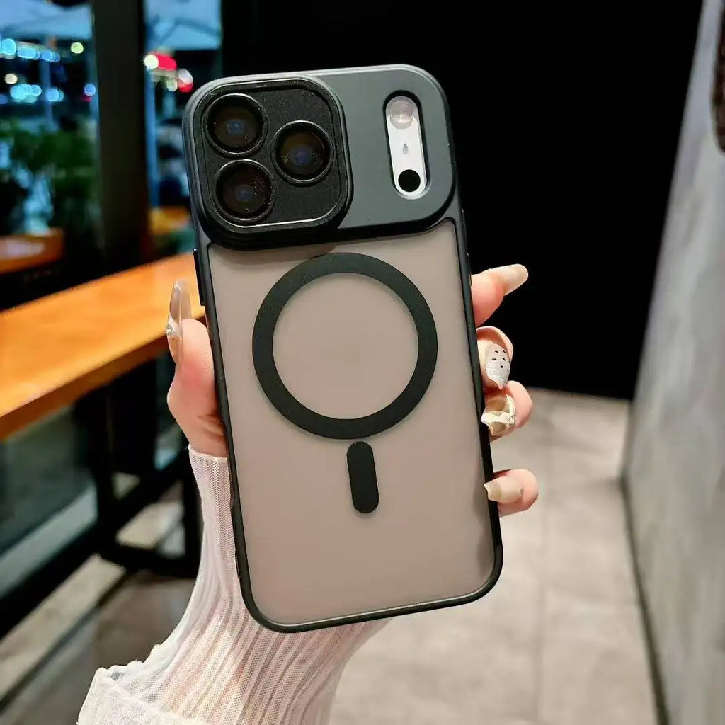 Luxury Shockproof Transparent Phone Case Suitable For iPhone 17 16 11 12 13 14 15 Pro Max Plus Magnetic Protective Case