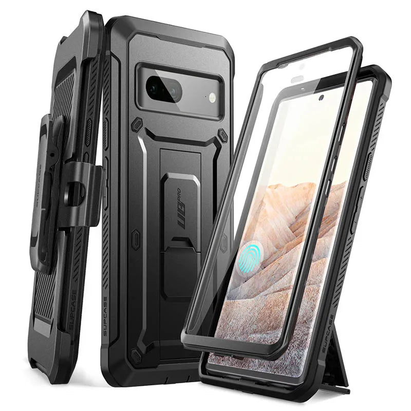 SUPCASE UB Pro Rugged Case for Google Pixel 7 (2022) – Full-Body Shockproof Cover with Kickstand, Holster & Screen Protector