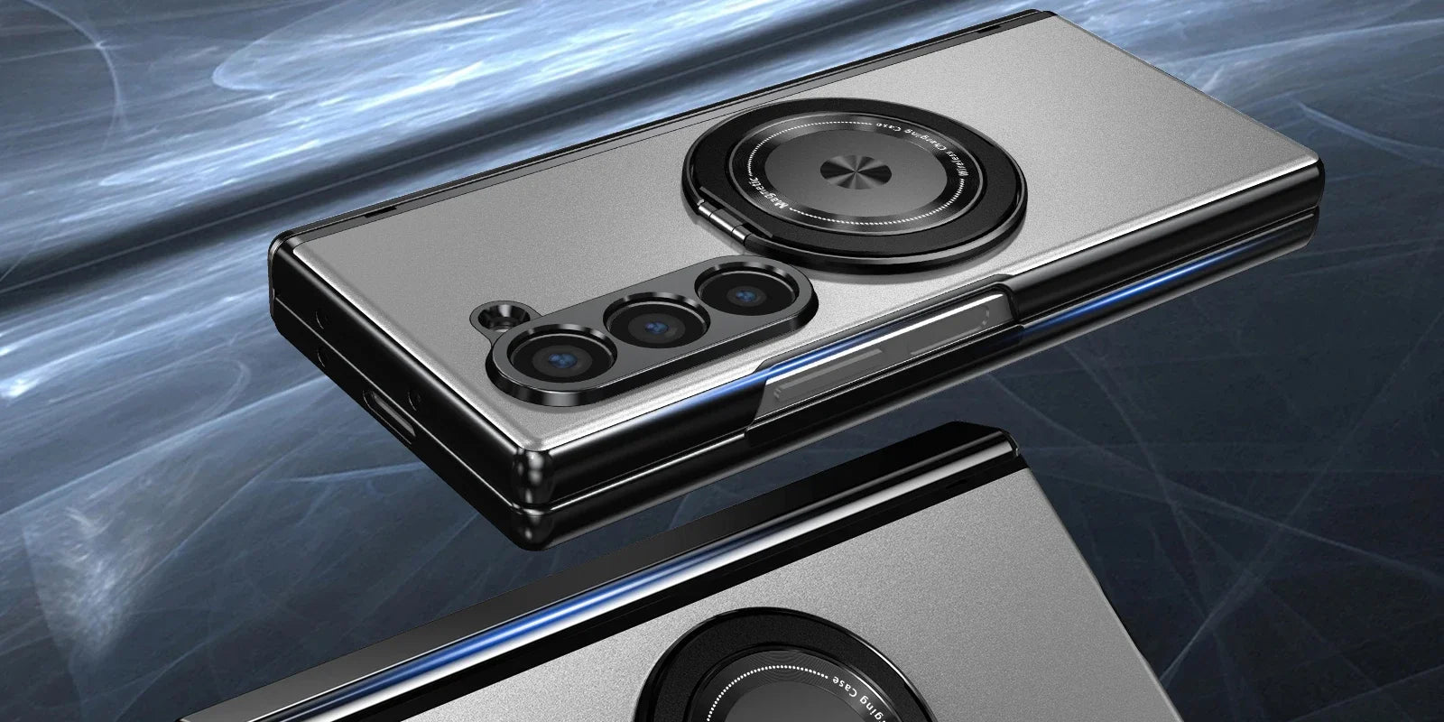 MagSafe Magnetic Hinge Case for Samsung Galaxy Z Fold 7/6/5/4 – Protective Folding Cover with Screen Glass