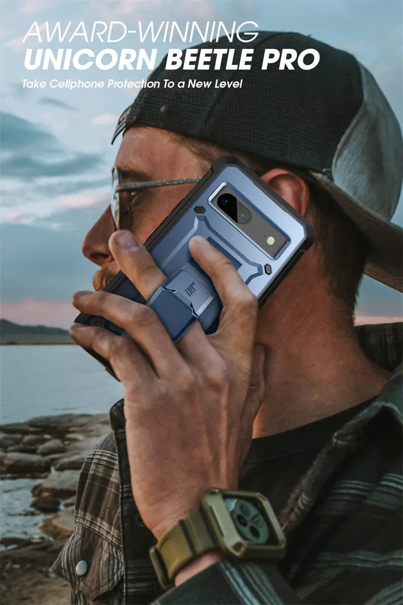 SUPCASE UB Pro Rugged Case for Google Pixel 7 (2022) – Full-Body Shockproof Cover with Kickstand, Holster & Screen Protector