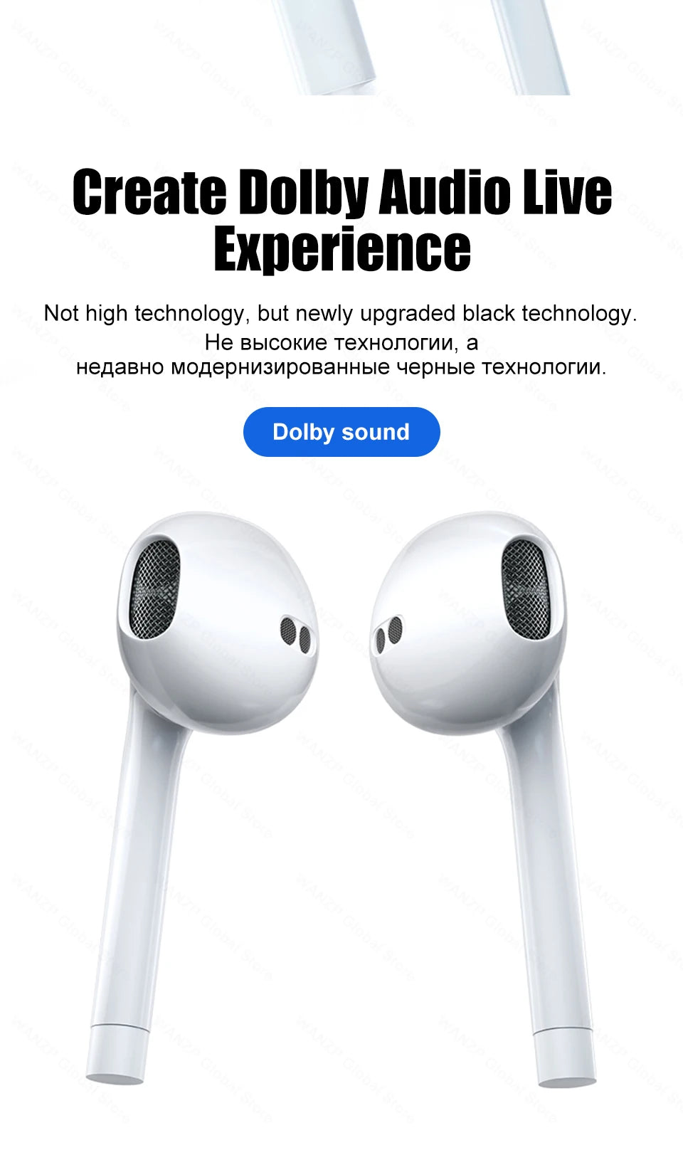 3.5mm Wired Earbuds – Stereo In-Ear Headphones with Mic for iPhone, iPad, Laptops & Tablets
