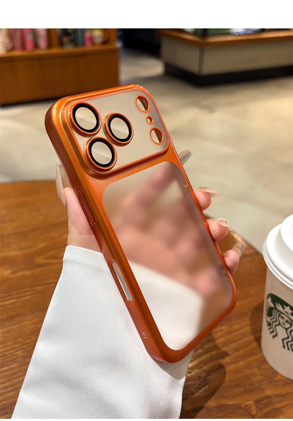 Plating Matte Hard PC iPhone 17 Case – Ultra Slim Business Cover with Camera Protection (Pro / Pro Max / Air)