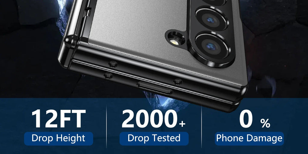 MagSafe Magnetic Hinge Case for Samsung Galaxy Z Fold 7/6/5/4 – Protective Folding Cover with Screen Glass