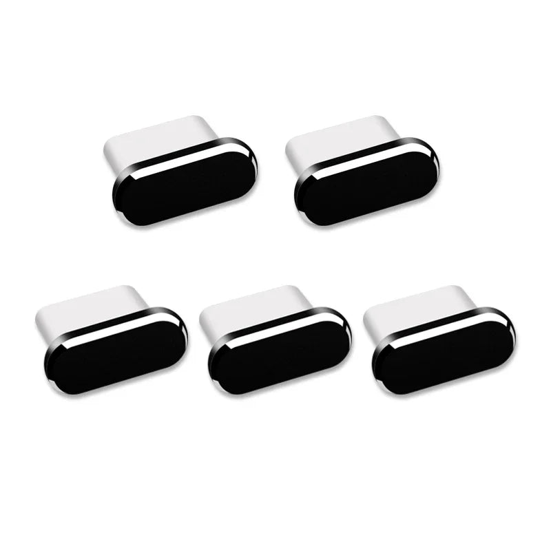 Metal USB-C Dust Plug – Charging Port Protector Cap for iPhone 15/16, Samsung Galaxy S25/S24, Xiaomi & More