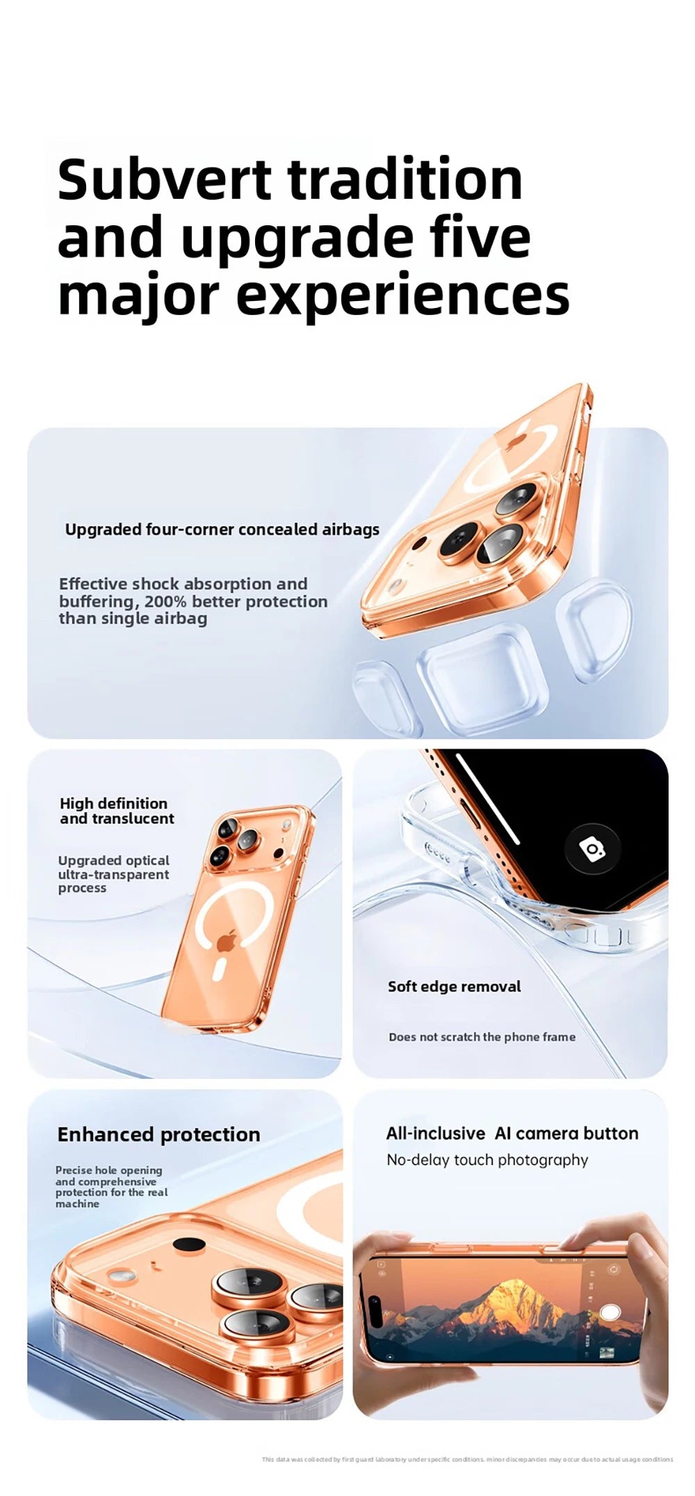 DIVI Magnetic Case for iPhone 17 Pro Max Slim Thin Wireless Charging Magnetic for Magsafe Case Clear Cover Anti-Yellowing