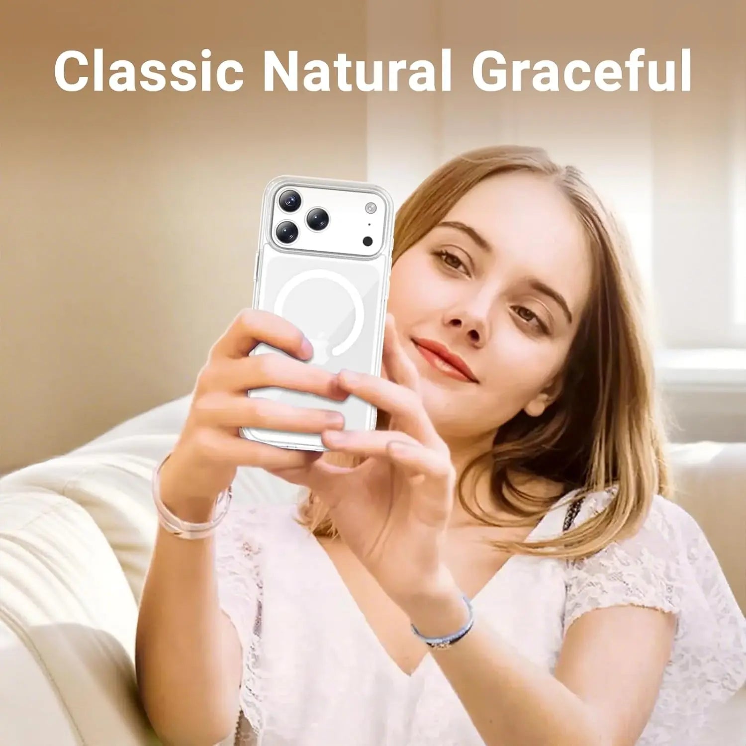 Clear For iPhone 17 Pro Max Magsafe Phone Case Screen Protector Military Grade Protection For iPhone 17 Air Cover