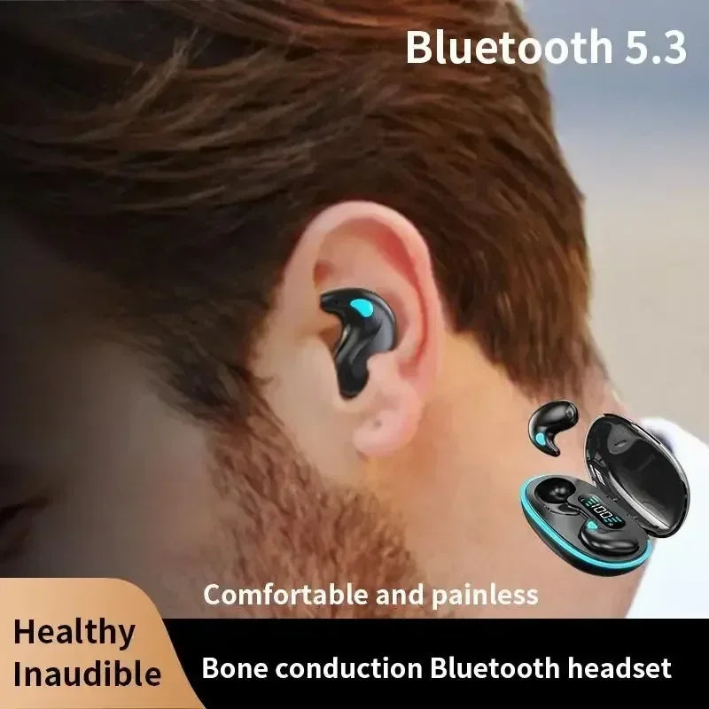 NEW X55 Wireless Sleep Earbuds – Invisible Bluetooth 5.3 Noise Reduction Earphones, Comfortable Sleeping Headset with Mic for Sports, Travel & Relaxation