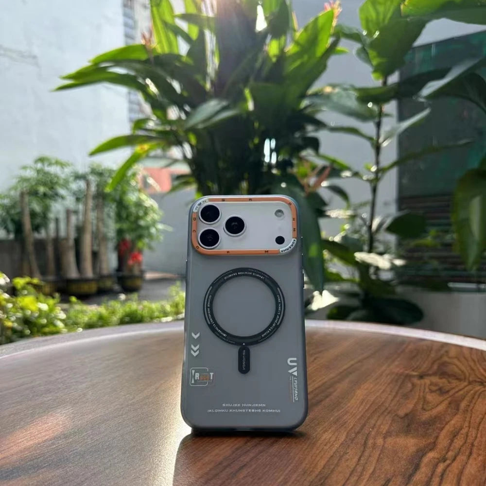 MagSafe Matte Case for iPhone 17 Pro Max – Frosted Back &amp; Metal Camera Frame