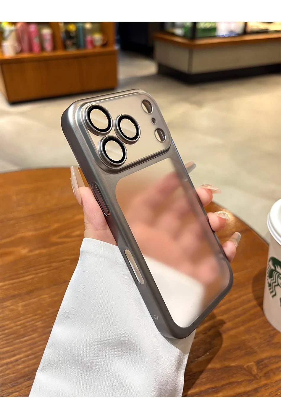 Plating Matte Hard PC iPhone 17 Case – Ultra Slim Business Cover with Camera Protection (Pro / Pro Max / Air)