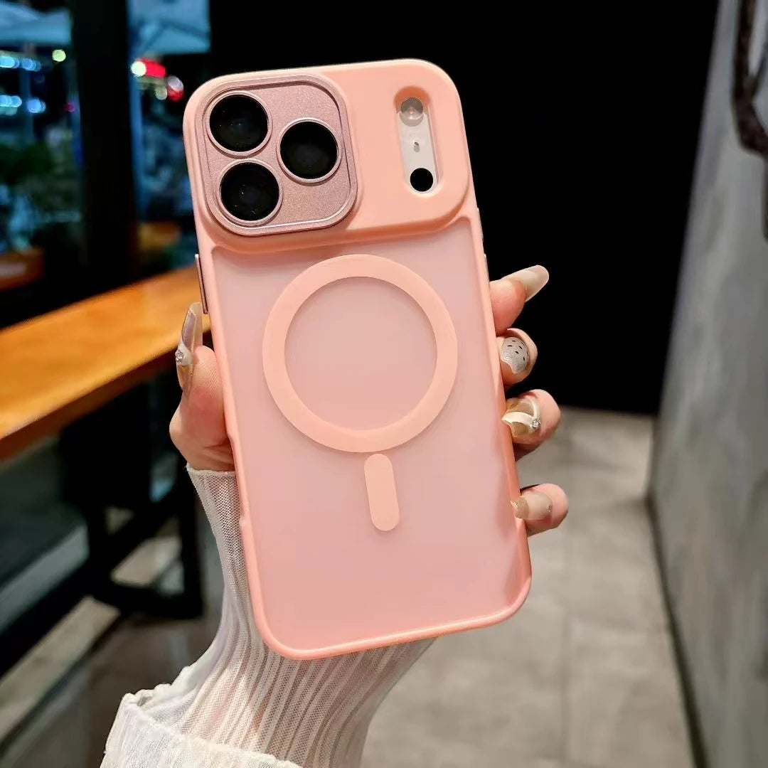 Luxury Shockproof Transparent Phone Case Suitable For iPhone 17 16 11 12 13 14 15 Pro Max Plus Magnetic Protective Case