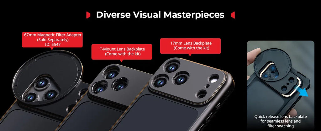 SmallRig iPhone 17 Pro / Pro Max Phone Cage – Professional Mobile Video Rig (Basic Edition)