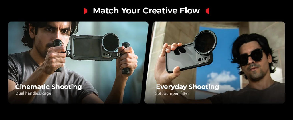 SmallRig iPhone 17 Pro / Pro Max Phone Cage – Professional Mobile Video Rig (Basic Edition)