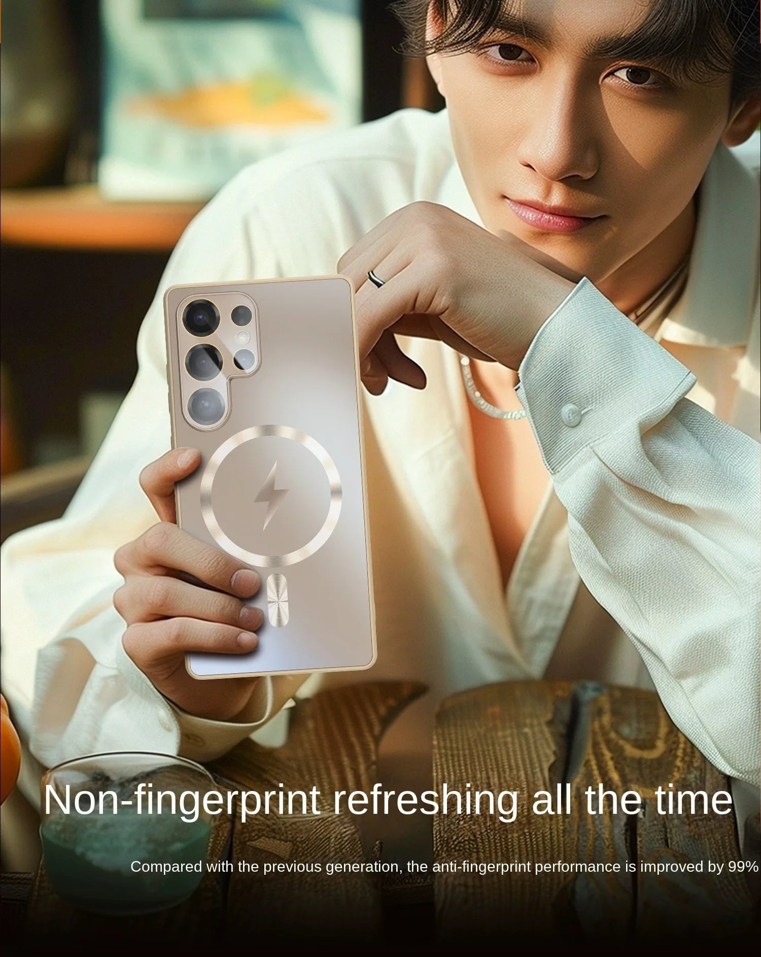 Ultra-Thin Matte Magnetic Case for Samsung Galaxy S25/S24/S23 Ultra & Plus – MagSafe Shockproof Cover with Glass Lens Protector