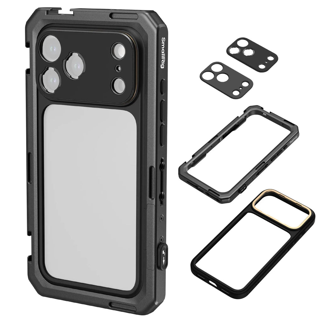 SmallRig iPhone 17 Pro / Pro Max Phone Cage – Professional Mobile Video Rig (Basic Edition)