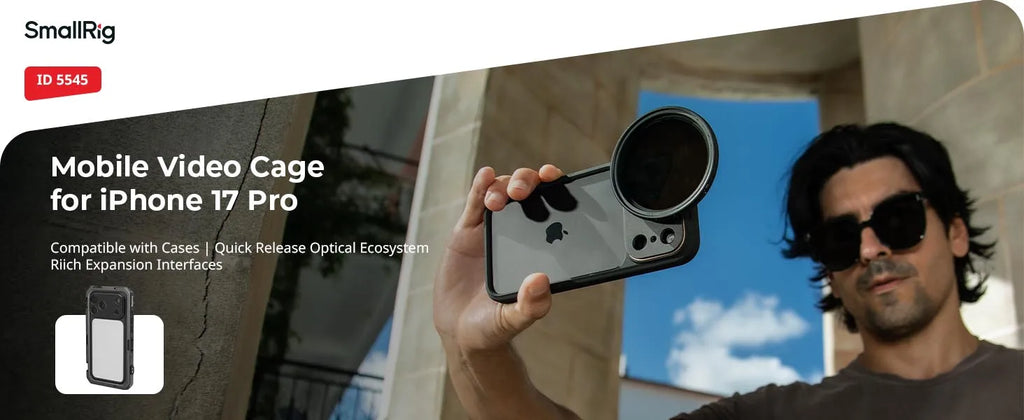 SmallRig iPhone 17 Pro / Pro Max Phone Cage – Professional Mobile Video Rig (Basic Edition)