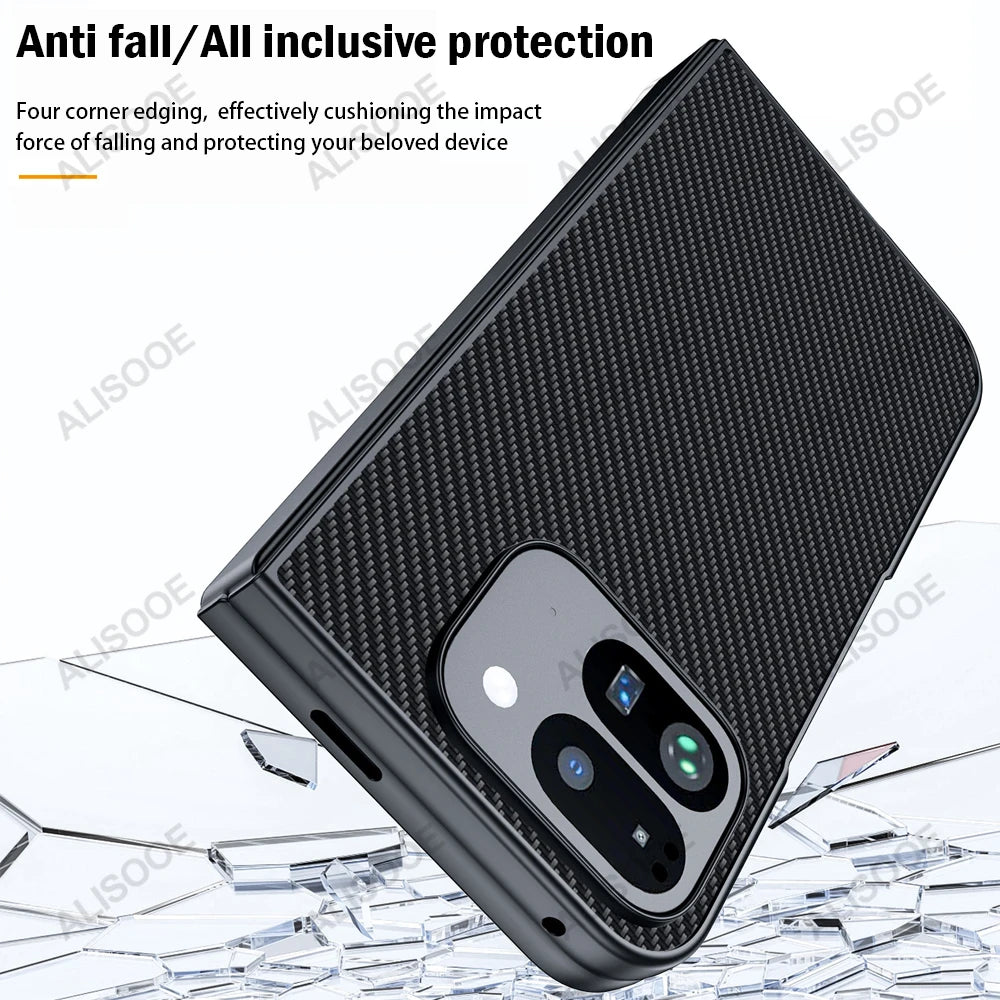 Luxury PU-Leather Capa for Google Pixel 9 Pro Fold Case Full Protective Phone Cover for Pixel 9 Pro Fold Shockproof Funda