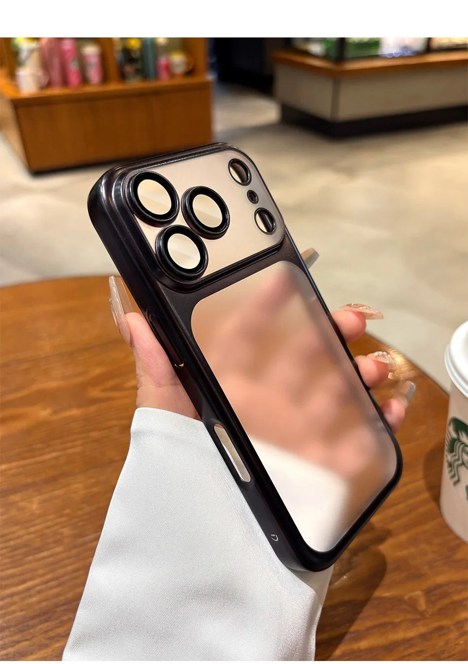 Plating Matte Hard PC iPhone 17 Case – Ultra Slim Business Cover with Camera Protection (Pro / Pro Max / Air)