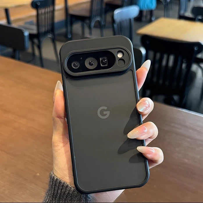 Slim Matte Carbon Fiber Magsafe Case for Google Pixel 10/9/9A/8A/8 Pro/Pro XL – Wireless Charging Armor Cover