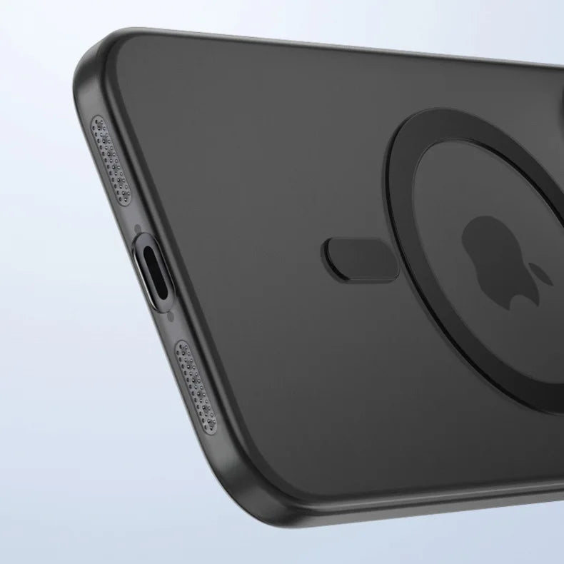 Luxury Matte Magnetic iPhone Case – Ultra Thin MagSafe Wireless Charging PC Cover (17 / Air / 16E / 15 / 14 / 13 / 12 / 11 Pro Max)