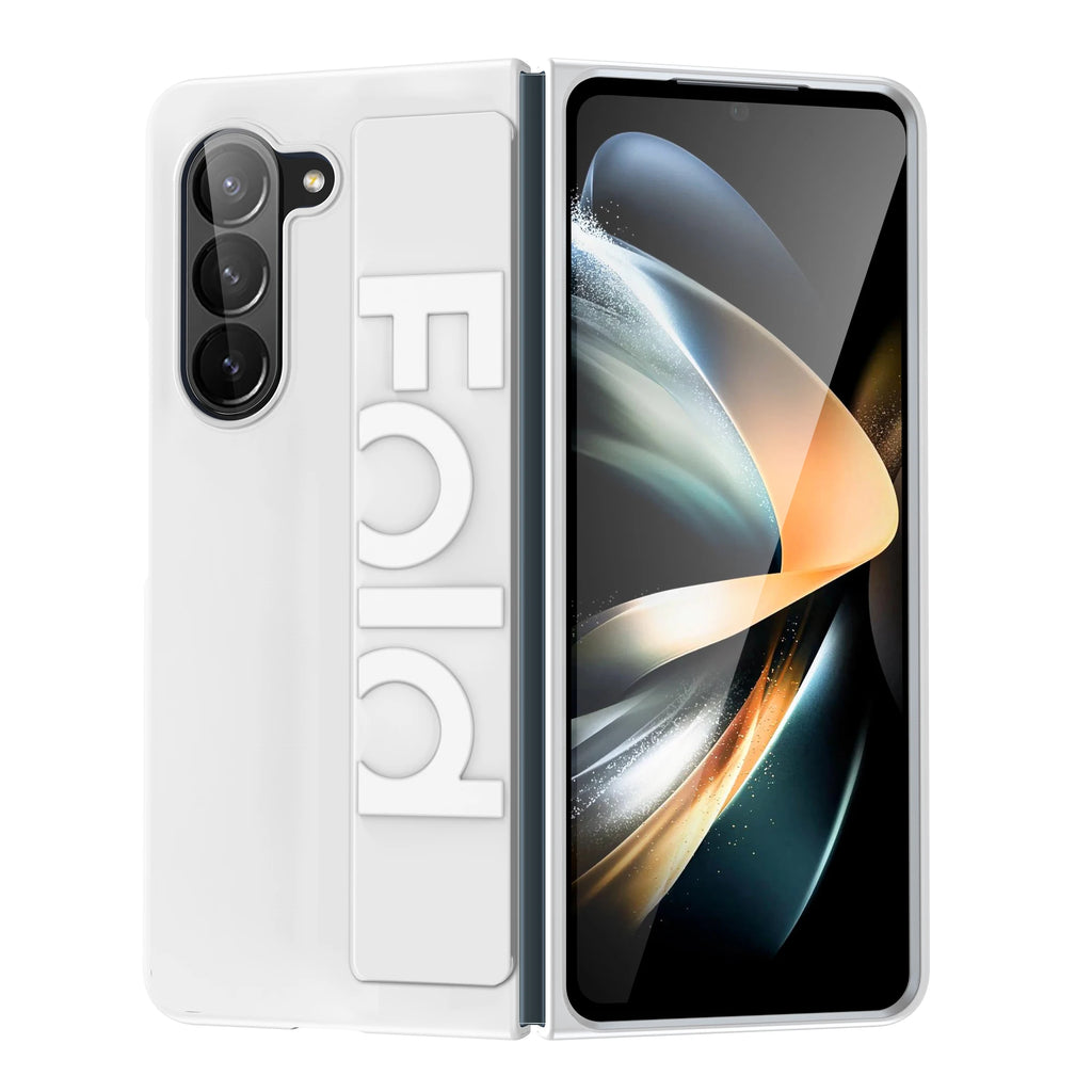 Luxury Ultra-Thin Matte Wrist Strap Case for Samsung Galaxy Z Fold 7/6/5/4/3 – Shockproof Silicone Hard Back Cover