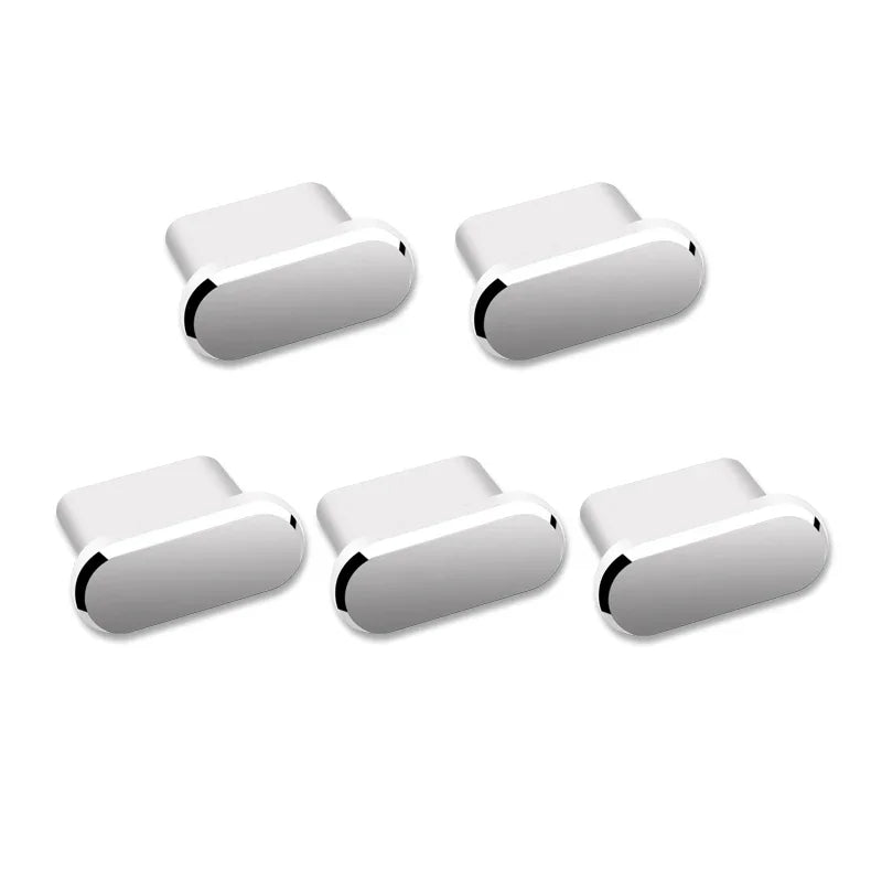 Metal USB-C Dust Plug – Charging Port Protector Cap for iPhone 15/16, Samsung Galaxy S25/S24, Xiaomi & More