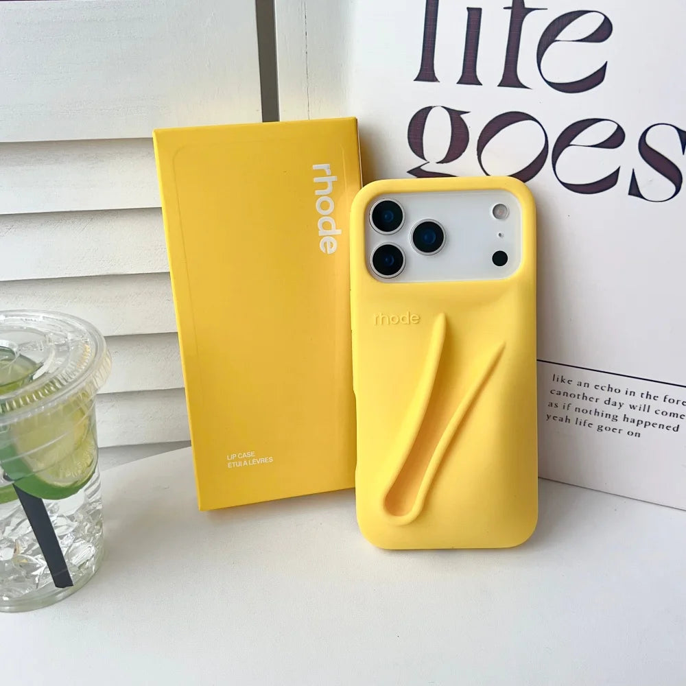 Lemontini Silicone iPhone Case – Fashion Colour Soft Protective Cover with Box (11–17 Series, Air / Pro / Pro Max / Plus)