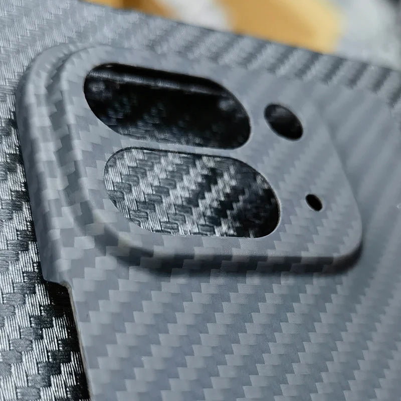 Genuine Real Carbon Fabric Fiber Aramid Case For Google Pixel 9 10 Pro Fold Super Ultra Thin Ultrathin Light Shell