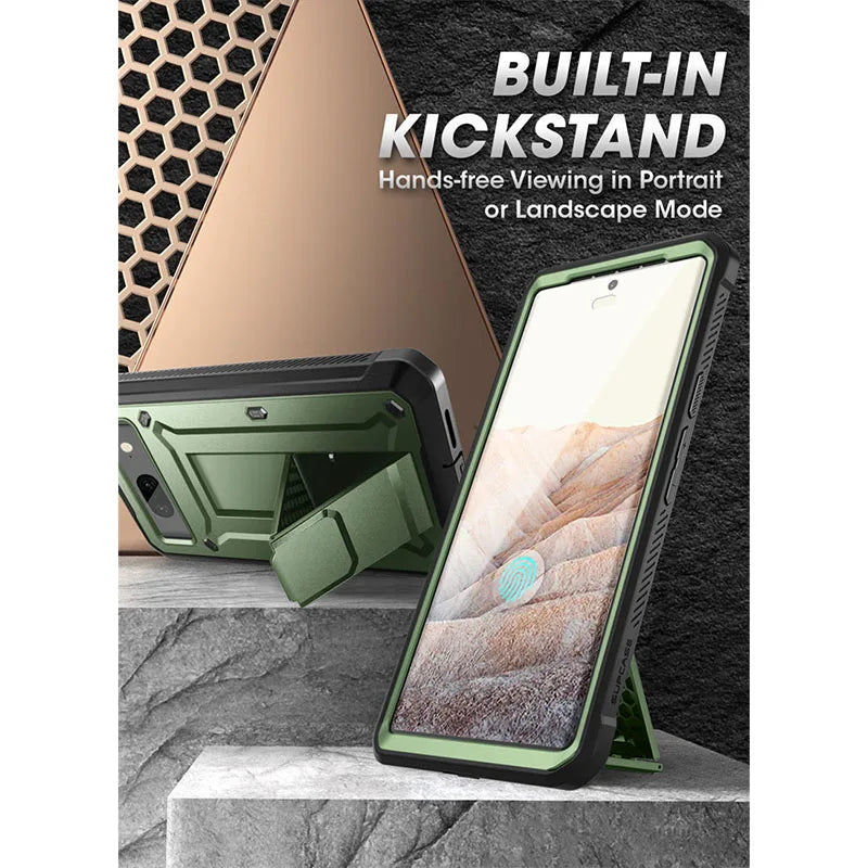 SUPCASE UB Pro Rugged Case for Google Pixel 7 (2022) – Full-Body Shockproof Cover with Kickstand, Holster & Screen Protector