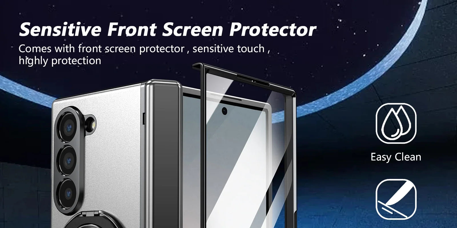 MagSafe Magnetic Hinge Case for Samsung Galaxy Z Fold 7/6/5/4 – Protective Folding Cover with Screen Glass