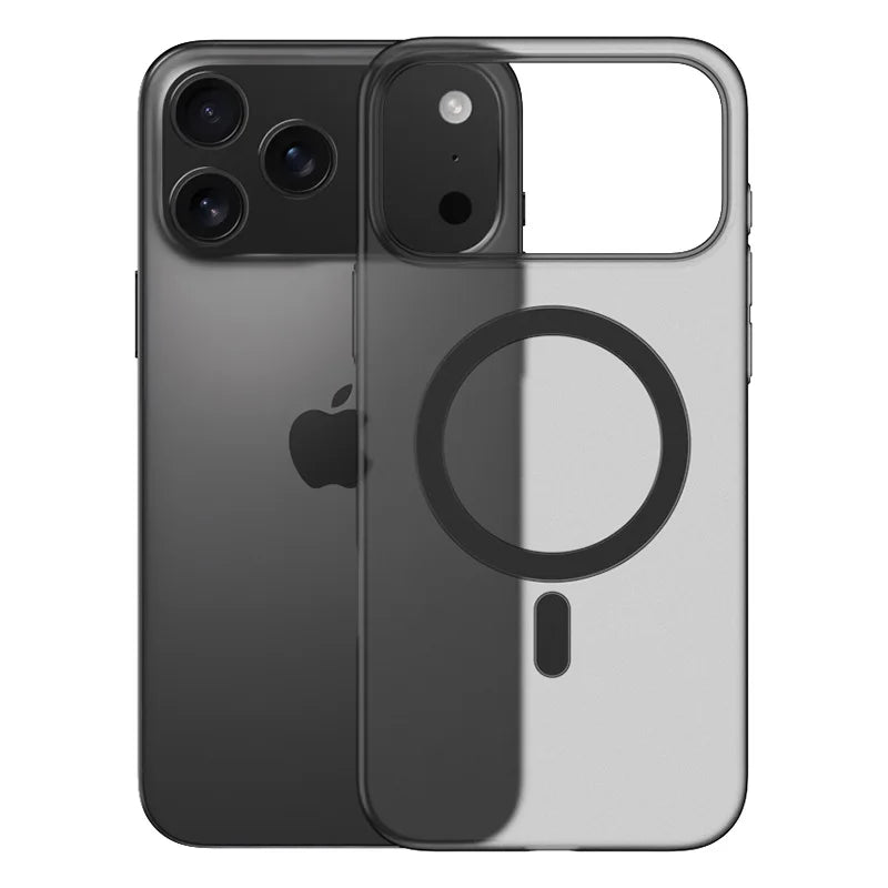 Luxury Matte Magnetic iPhone Case – Ultra Thin MagSafe Wireless Charging PC Cover (17 / Air / 16E / 15 / 14 / 13 / 12 / 11 Pro Max)