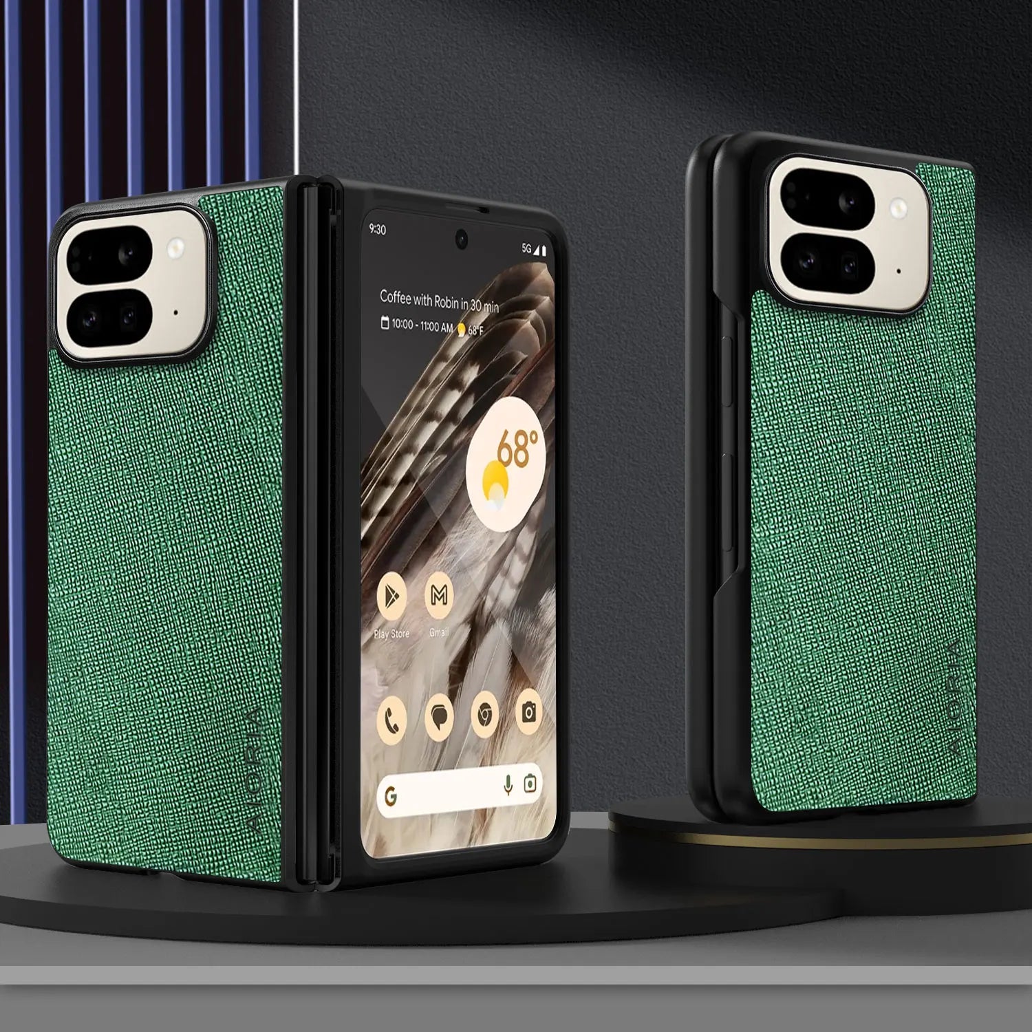 Case for Google Pixel 9 10 Pro Fold  Around The Edge Protection Perfect High Quality PU Leather