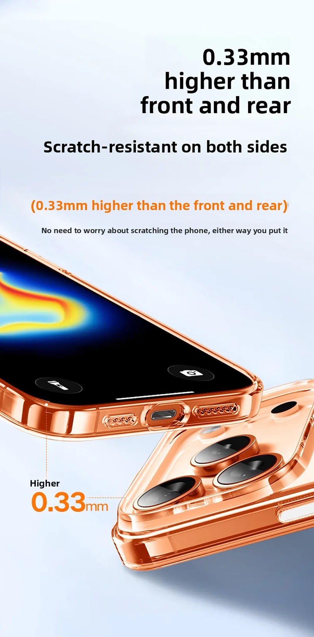 DIVI Magnetic Case for iPhone 17 Pro Max Slim Thin Wireless Charging Magnetic for Magsafe Case Clear Cover Anti-Yellowing