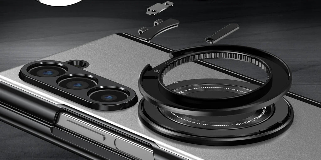 MagSafe Magnetic Hinge Case for Samsung Galaxy Z Fold 7/6/5/4 – Protective Folding Cover with Screen Glass