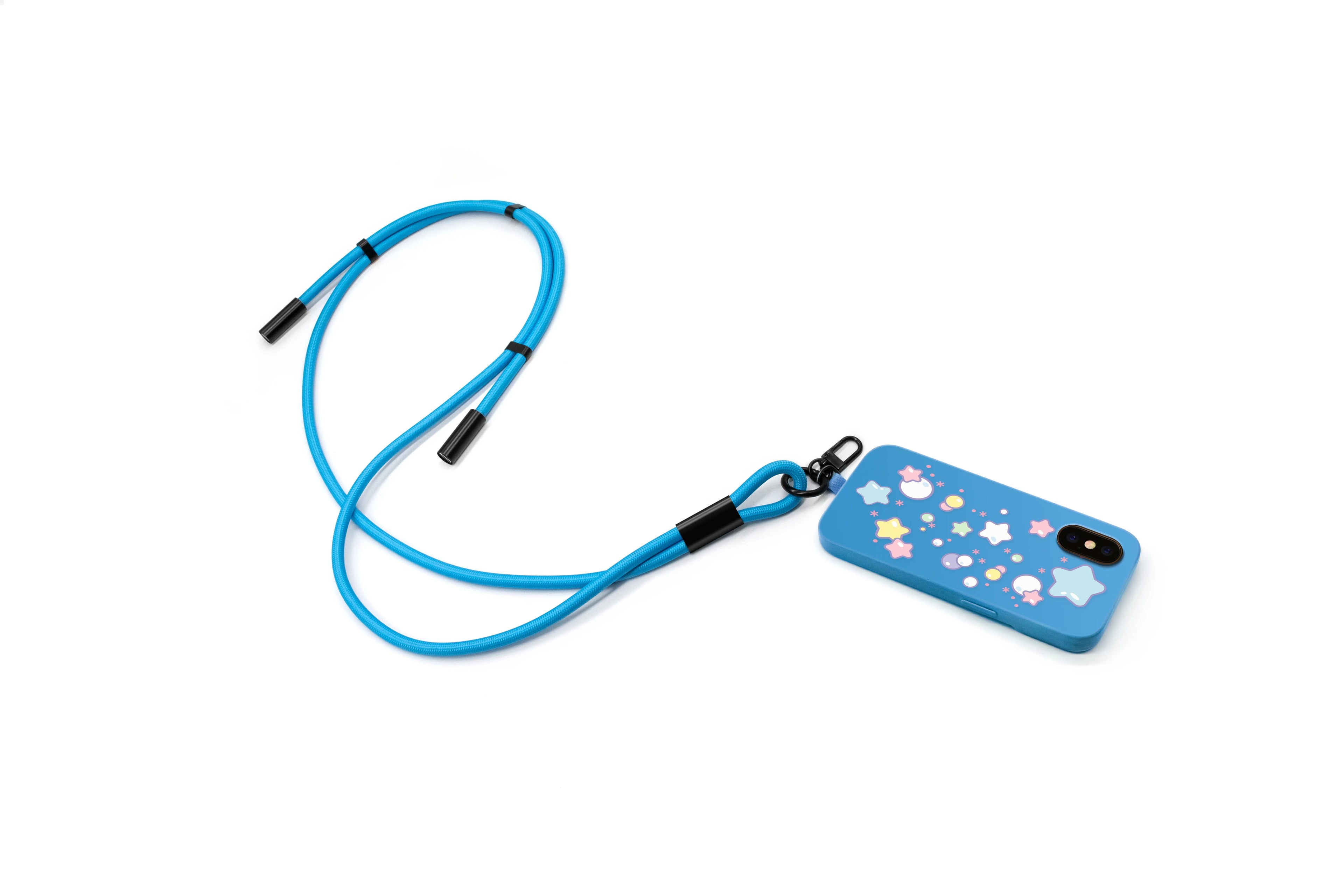 2-in-1 Phone Lanyard with Charging Cable – Detachable USB Data Neck Strap for iPhone & Android (Anti-Lost Design)