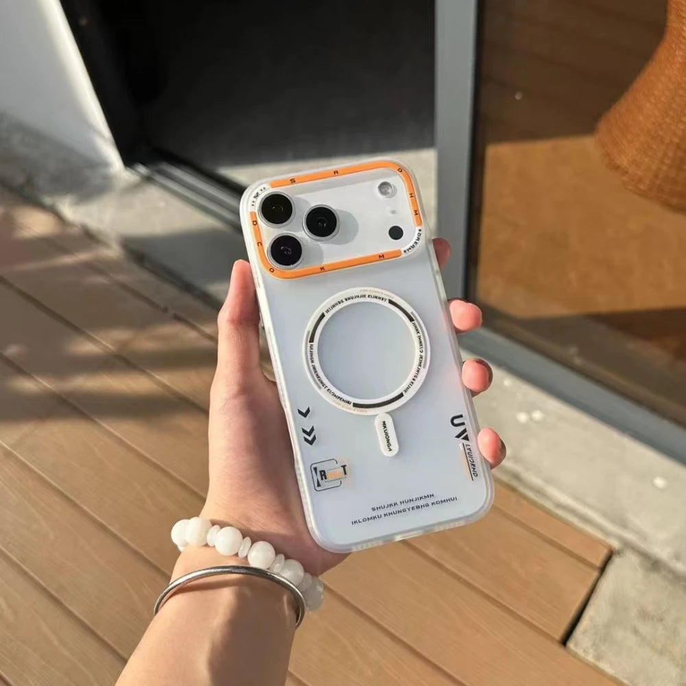 MagSafe Matte Case for iPhone 17 Pro Max – Frosted Back &amp; Metal Camera Frame