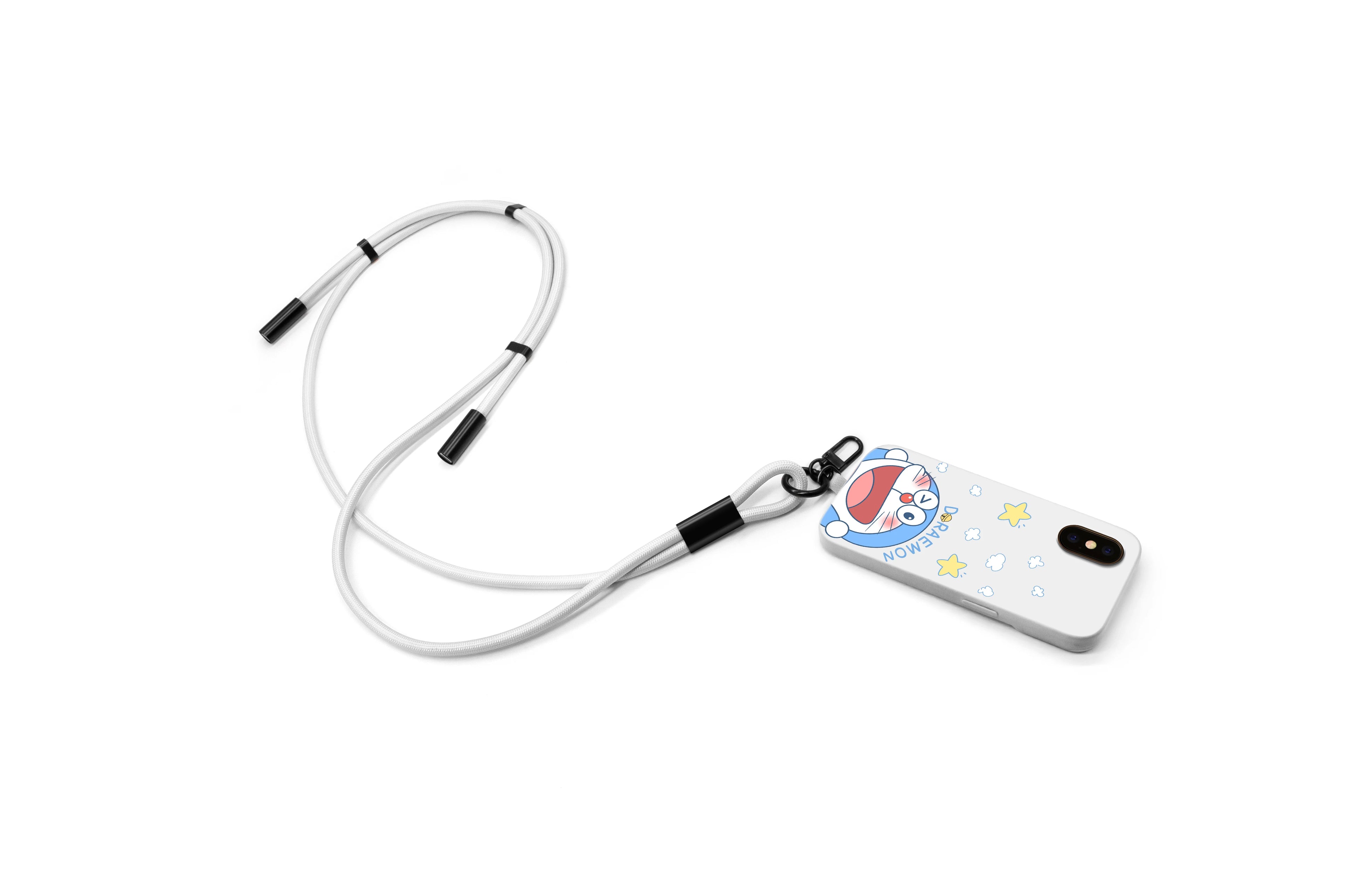 2-in-1 Phone Lanyard with Charging Cable – Detachable USB Data Neck Strap for iPhone & Android (Anti-Lost Design)