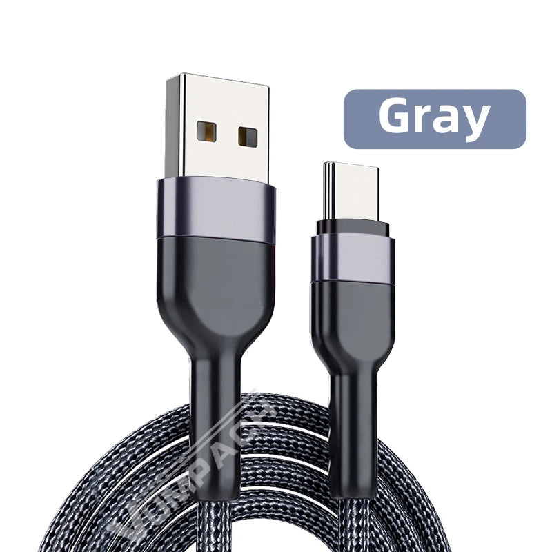 Fast USB-C Charging Cable – Type-C to Type-C Data Cord for Samsung, Xiaomi, Vivo, Huawei & iPhone 15/16
