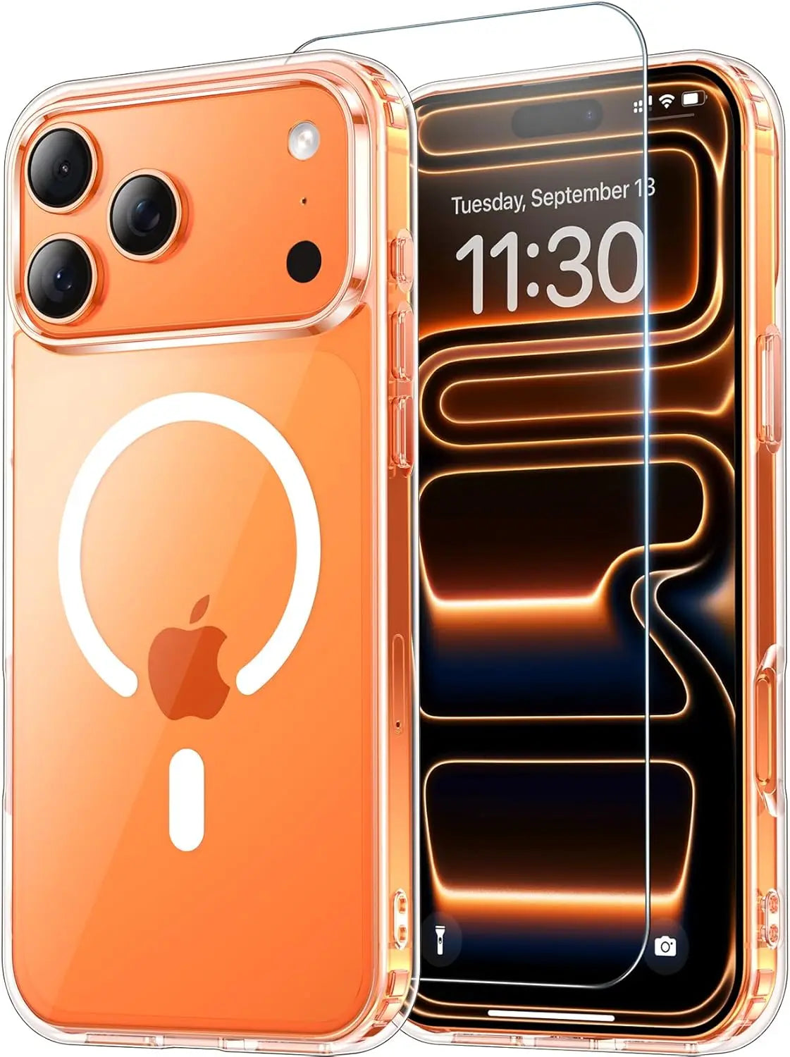 Clear For iPhone 17 Pro Max Magsafe Phone Case Screen Protector Military Grade Protection For iPhone 17 Air Cover