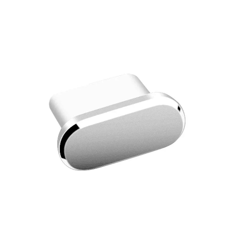Metal USB-C Dust Plug – Charging Port Protector Cap for iPhone 15/16, Samsung Galaxy S25/S24, Xiaomi & More