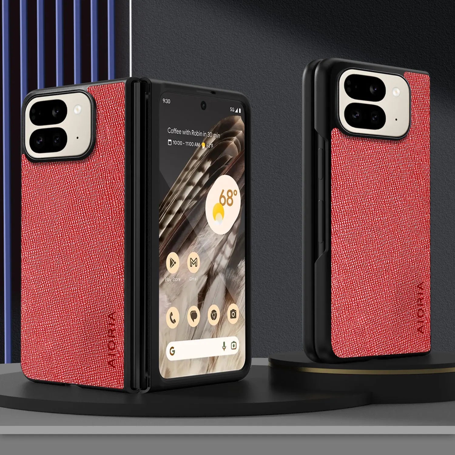 Case for Google Pixel 9 10 Pro Fold  Around The Edge Protection Perfect High Quality PU Leather