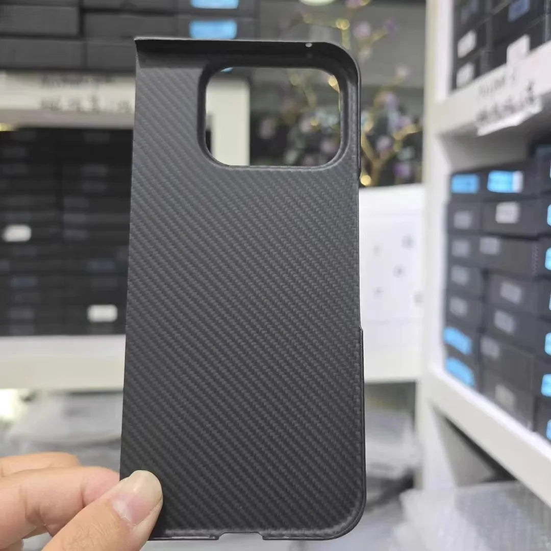 For google pixel 9 pro fold case aramid kevlar Carbon Fiber magsafe ultra thin premium fabric cover hard black matte magnetic