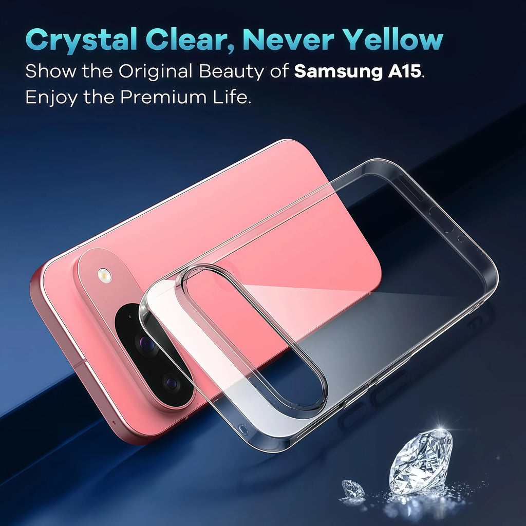 Ultra-Thin Transparent Silicone Case for Google Pixel 10/9 Pro XL/9a/8a/8/7a/7/6a/6 Pro – Soft Clear Back Cover