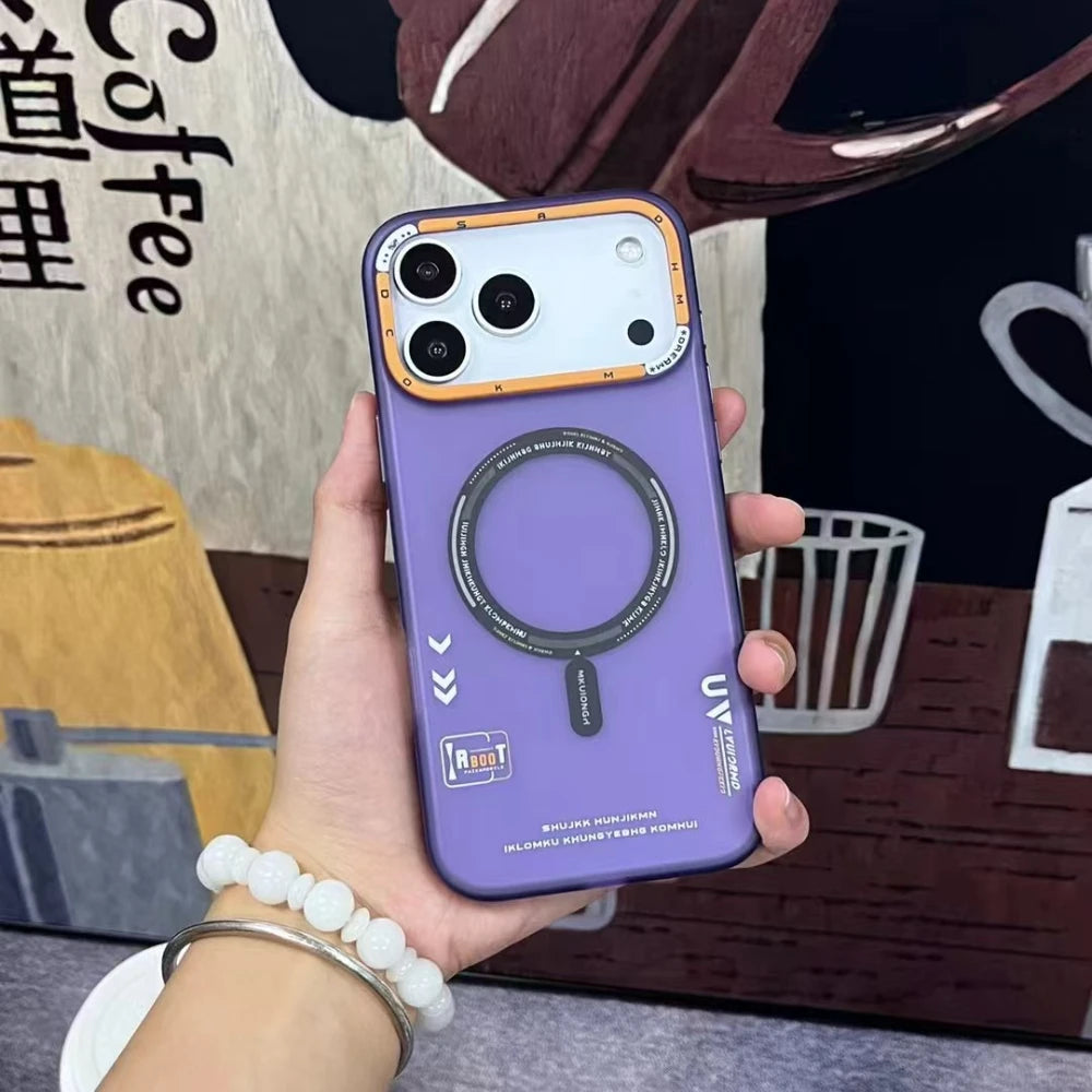 MagSafe Matte Case for iPhone 17 Pro Max – Frosted Back &amp; Metal Camera Frame